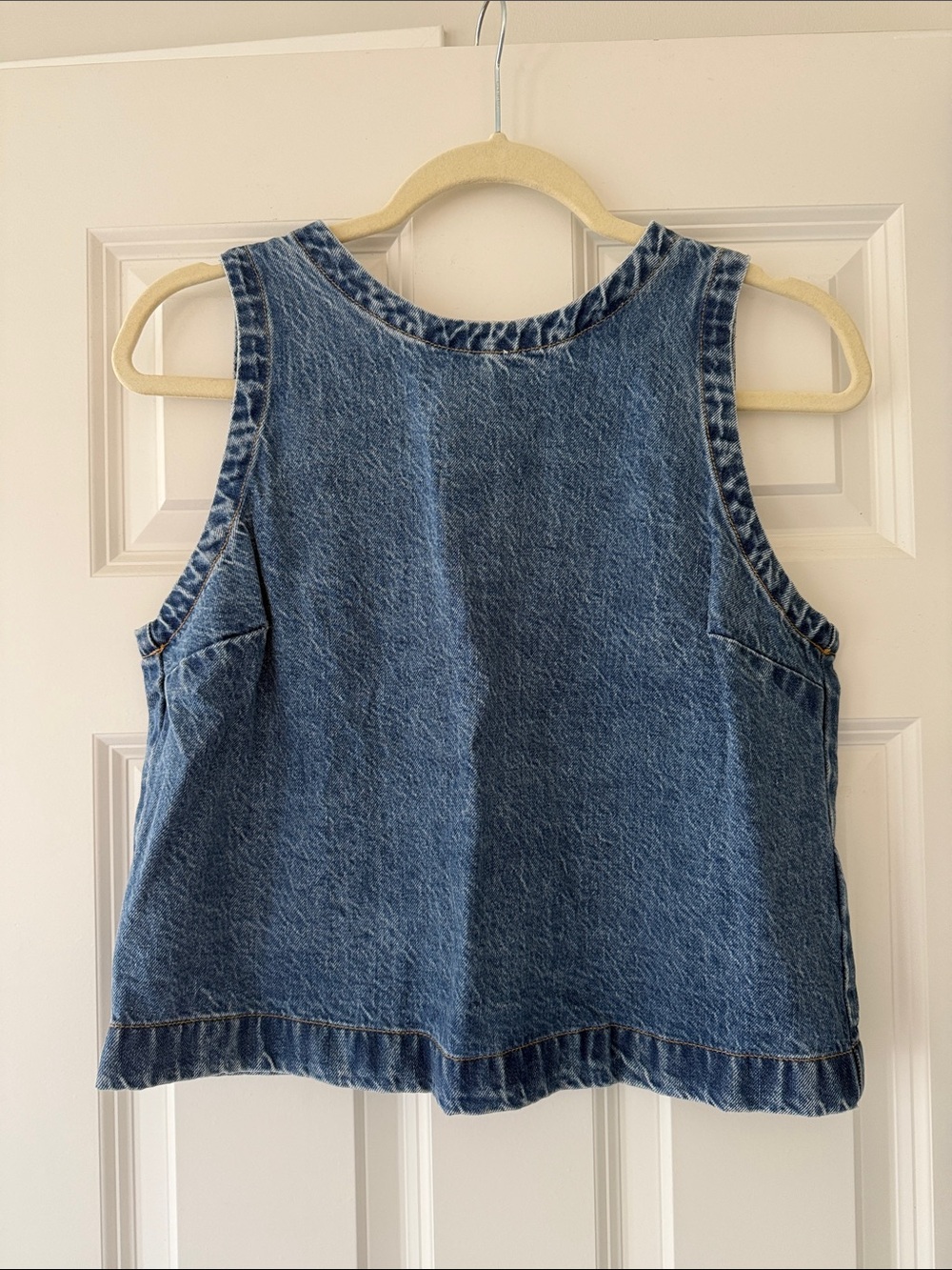Abercrombie & Fitch Denim Shell Tank